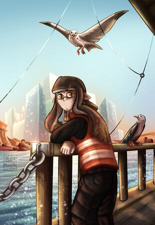 Rendered Full Body Scene